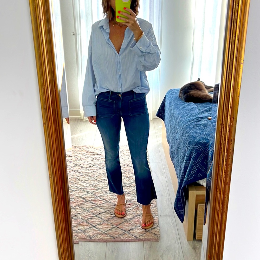 MOTHER, size 25, cropped flare